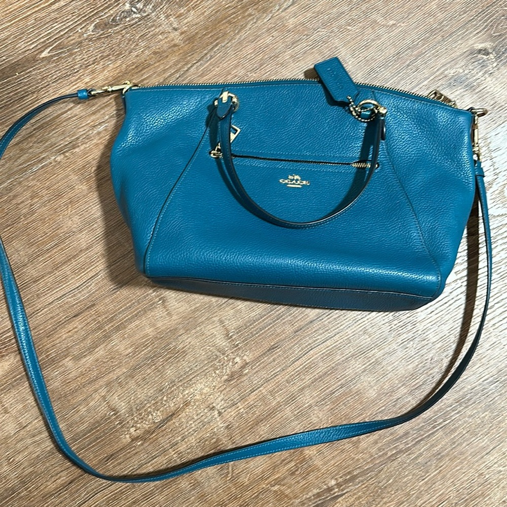 Coach Teal Purse